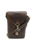 Allegra crossbody leather bag front wb