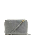 Ayo - leather bag front grey