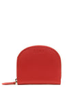 Coral wallet with 'Zemp' branding on a white background