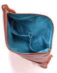Kuala Lumpur M crossbody leather bag inside