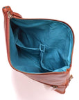 Kuala Lumpur M crossbody leather bag inside