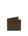 Max - leather wallet front wb