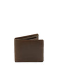 Max - leather wallet front wb