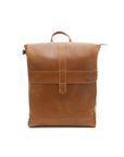 Munich 13" - backpack leather bag front wt