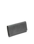 Nicole - leather purse side grey