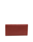 Nicole - leather purse back red