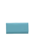 Nicole - leather purse front turquoise old