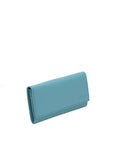 Nicole - leather purse side turquoise old