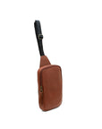 Ocean Drive Crossbody crossbody leather bag side chestnut