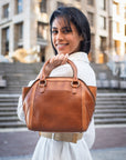 Opera - crossbody handbag leather bag mood image street