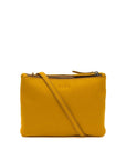 Paddington crossbody leather bag front yellow