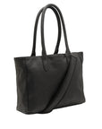 Paisley crossbody handbag leather bag side black