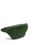 Green waist bag on a white background