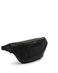 Pellegrino M - leather moonbag side black