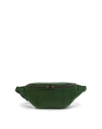Green waist bag on a white background