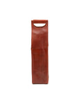 Pinotage 1 - wine carrier leather bag back chestnut