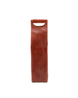 Pinotage 1 - wine carrier leather bag back chestnut