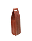 Pinotage 1 - wine carrier leather bag back chestnut