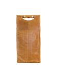 Pinotage 2 - wine carrier leather bag front old wt