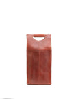 Pinotage 2 - wine carrier leather bag back chestnut