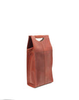 Pinotage 2 - wine carrier leather bag side chestnut