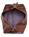 Pleasure travel leather bag inside