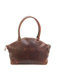 Poppy - leather bag back chestnut