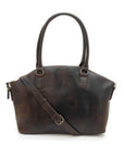 Poppy - leather bag front wb