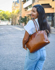 Poppy - leather bag mood image
