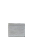 Rio - leather wallet card holder front silver