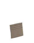 Rio - leather wallet card holder side taupe
