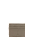 Rio - leather wallet card holder back taupe