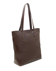 Shopper - tote leather bag side wb