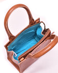Sutton leather handbag inside