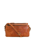 Sydney - Sydney - crossbody handbag leather bag front chestnut