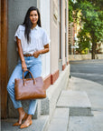 Vivian L - Handbag leather bag mood image street