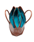 Vivian L Handbag leather bag side open