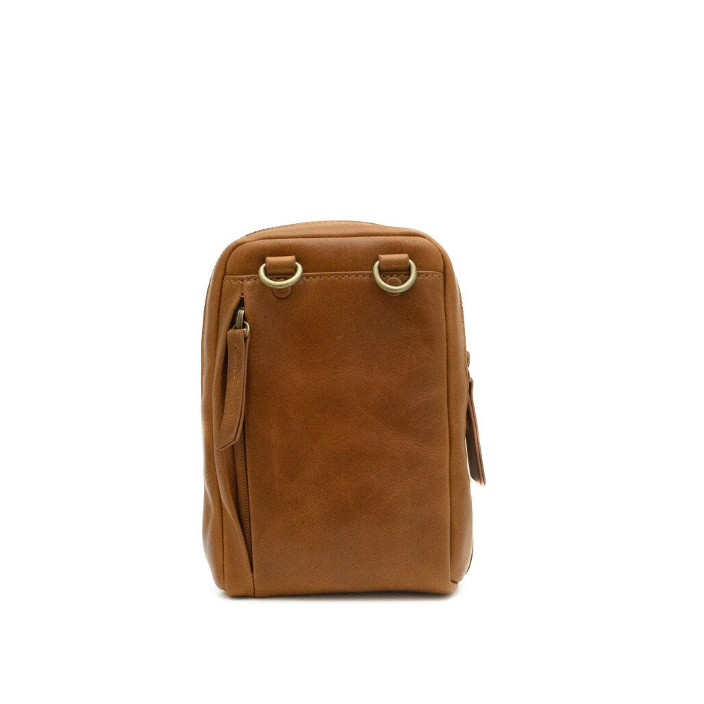 Wembley crossbody leather bag back wt