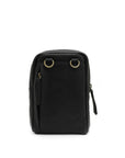 Wembley crossbody leather bag back black