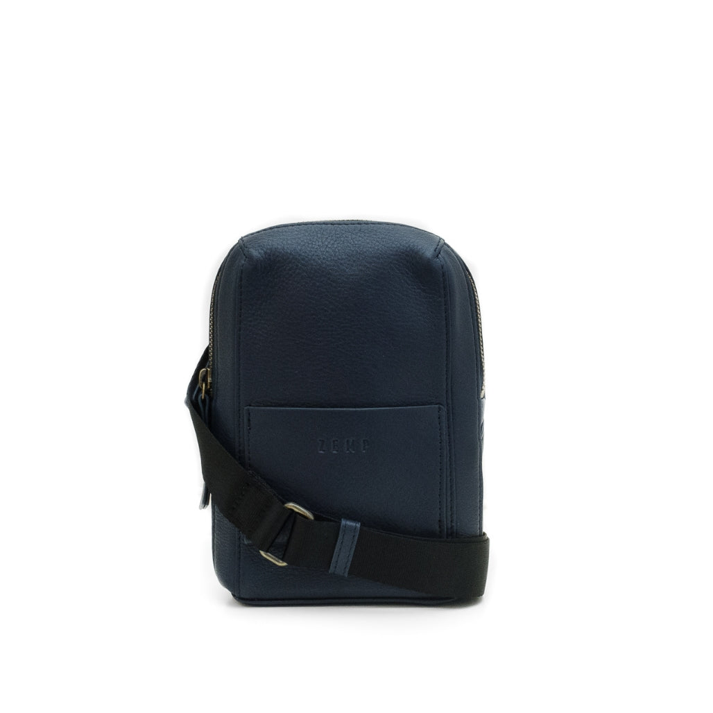 Wembley crossbody leather bag front nb