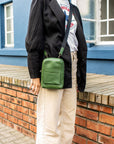 Wembley crossbody leather bag mood image fg