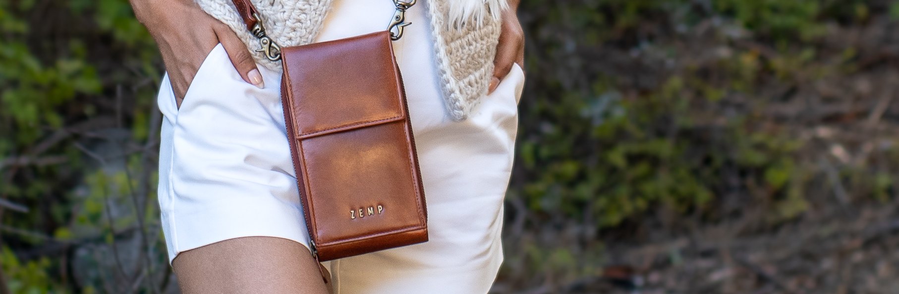 Women's Crossbody Leather Bags - ZEMP Leathers