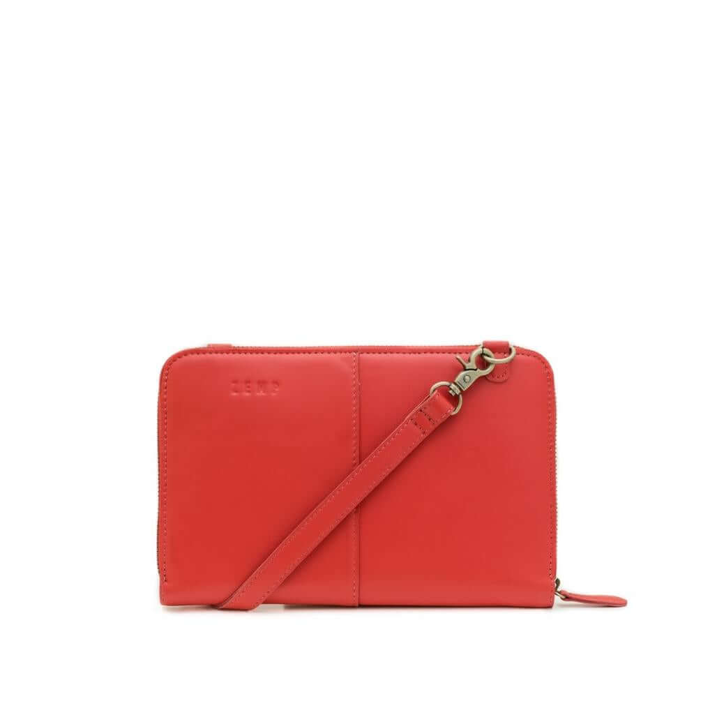 ウォレット Sheep Plain Leather Wallet - Black8