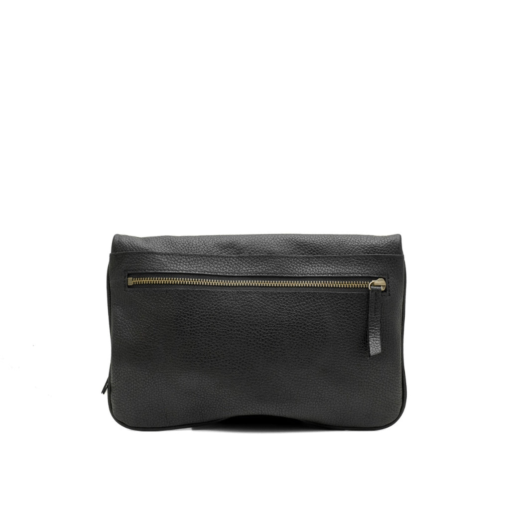 Kuala Lumpur M - crossbody leather bag back black
