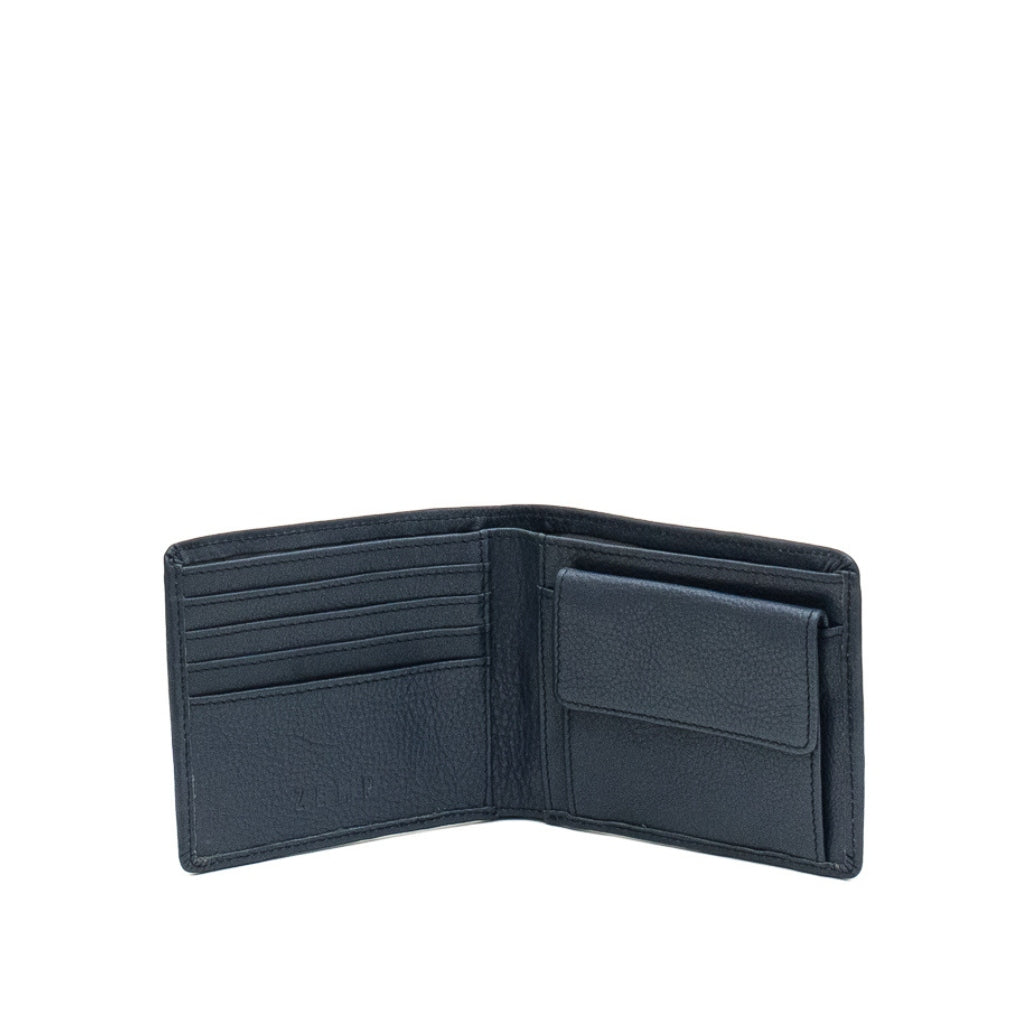 Max - leather wallet open nb