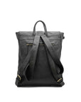 Munich 13" - backpack leather bag back black