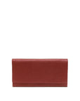 Nicole - leather purse front red