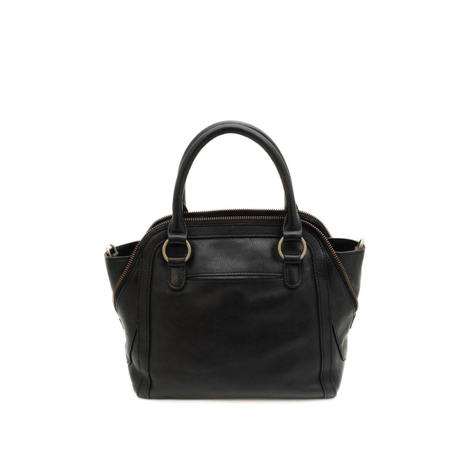 Opera - crossbody handbag leather bag back black