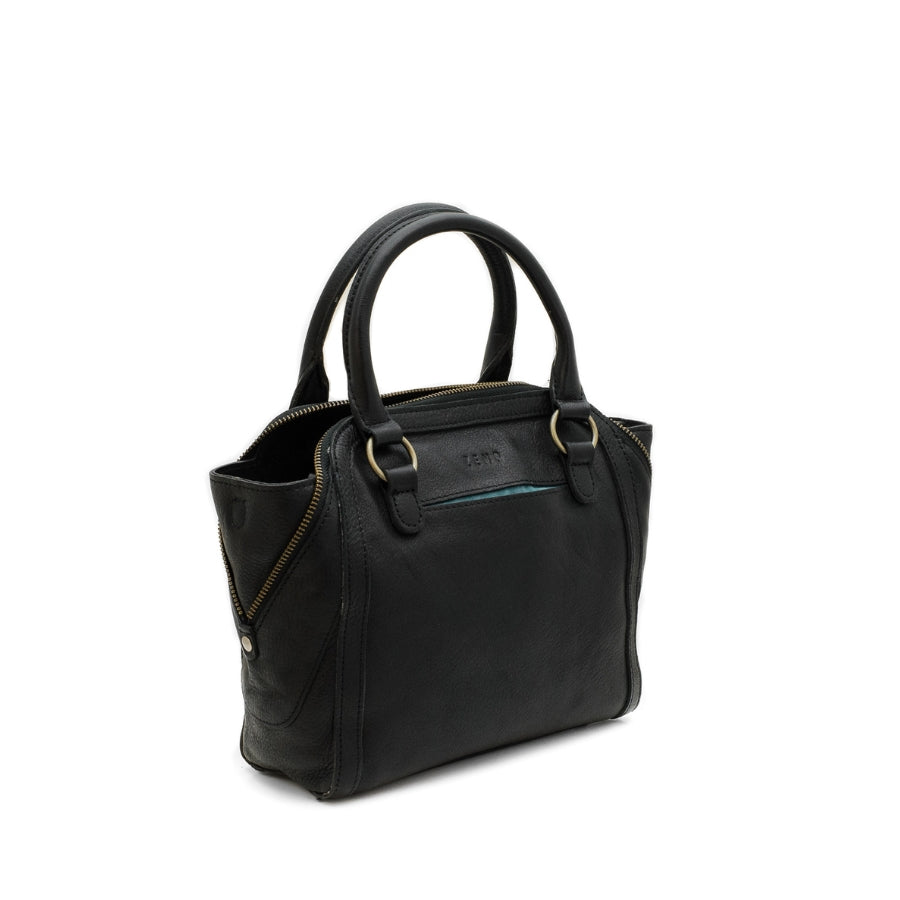 Opera - crossbody handbag leather bag side black