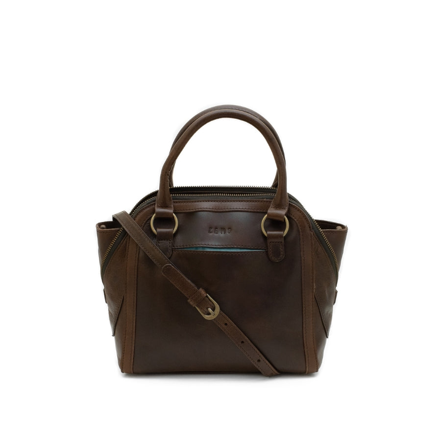 Opera - crossbody handbag leather bag front wb